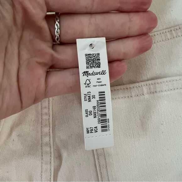 NWT Madewell Kick Out Crop Jeans in Vintage Canvas Wash - Picture 12 of 12